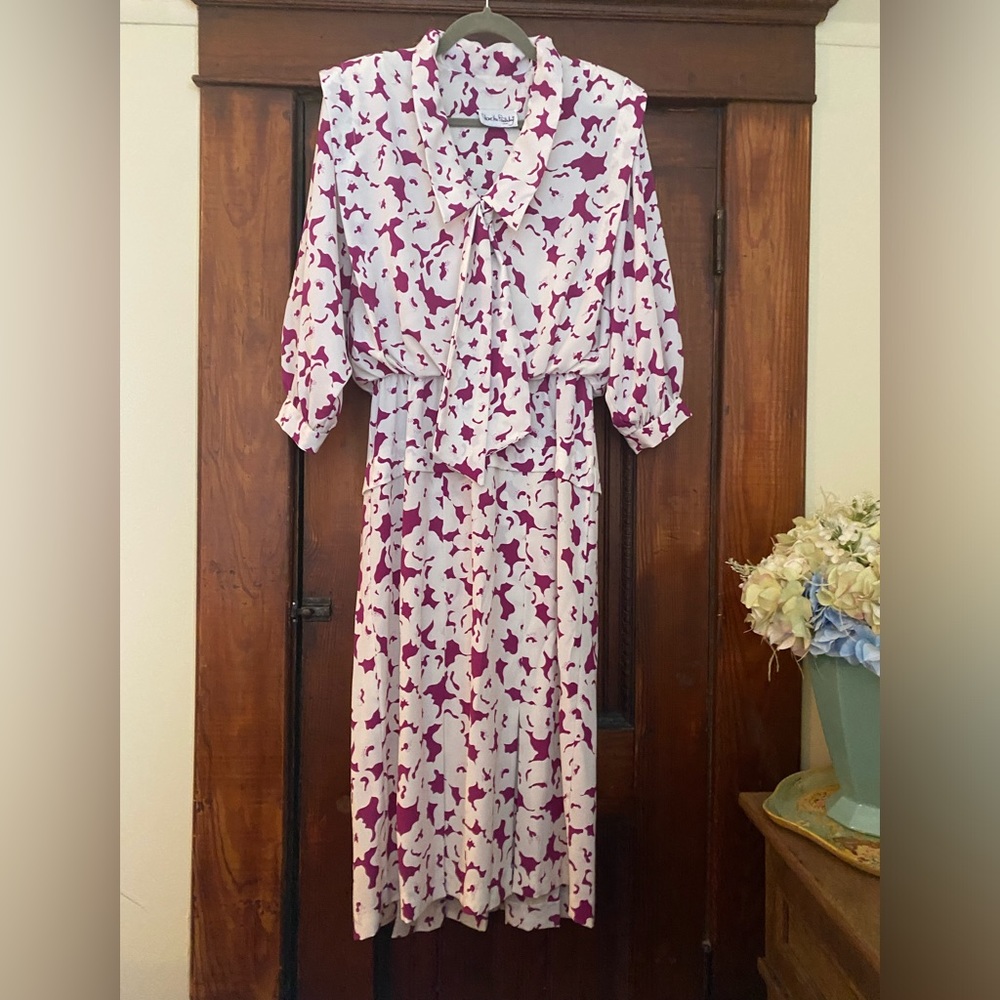 Diane von Fürstenberg dress size 12 floral 1980s